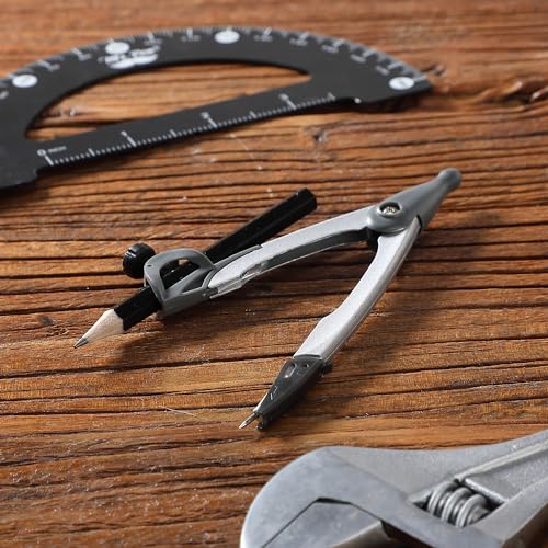 Mr. Pen- Geometry Compass, 4.8", Precision Drafting Compass with Pencil