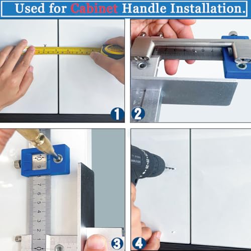 King&Charles Metal Cabinet Hardware Jig & Auto Center Punch Set - style: PRO-Metal