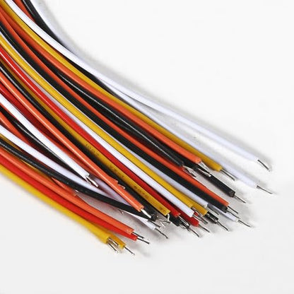 ACEIRMC 40Pairs JST-XH Connector Kit, XH 2.54mm 2/3/4/5 Pin Header Male and Female Connectors Plug Adapter with Flat Wire Cable 200mm 26AWG Compatible with JST XH (2/3/4/5P/Set) - color: 2/3/4/5P/Set