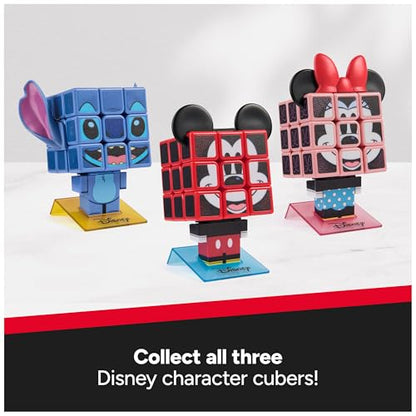 Rubik’s Cube Mickey Mouse Disney Cuber, Problem-Solving Challenging Brain Teaser Collectible Fidget Toy for Puzzle Lovers & Disney Fans Ages 8 and up - color: Disney Mickey Mouse, size: 1