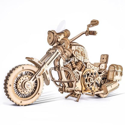 ROKR 3D Wooden Puzzles for Adults 1:8 Scale Motorcycle Model Car Kits to Build - DIY Wood Craft Hobbies for Adults/Men/Women Cool Gifts Home Decor