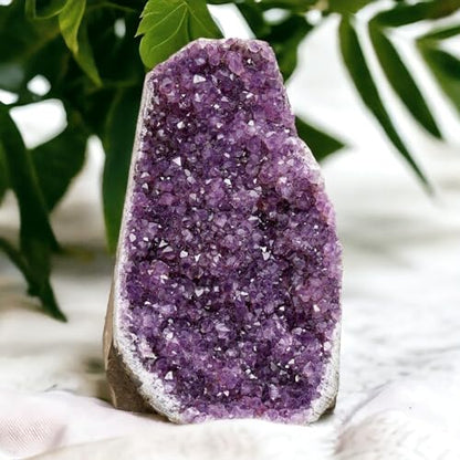 10 to 12.5 Lb Amethyst Crystal Geode From Uruguay – 9.5" to 11" Height, Natural Large Amethyst Cluster Rock – Crystals and Healing Stones - style: 10 lb to 12.5 lb