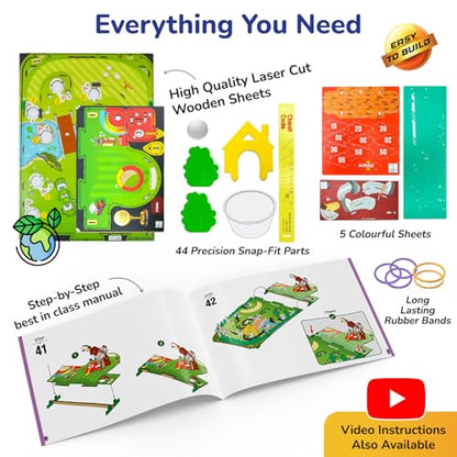 Smartivity DIY Mini Golf STEM Kit for Kids 6-12 Years - style: Mini Golf