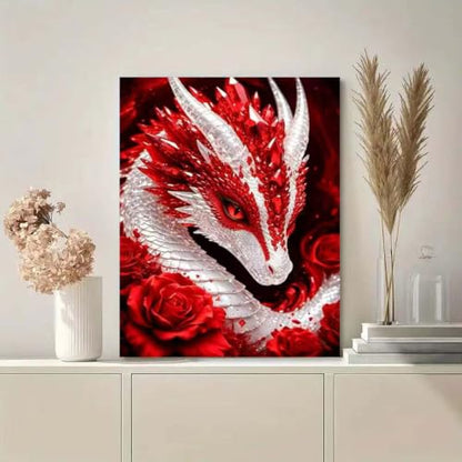 5D Diamond Painting Kits for Adults,Dragon Diamond Art Kits 12 x 16 inch - color: SH189