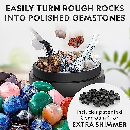 National Geographic Ultra Quiet Rock Tumbler Kit for Kids and Adults