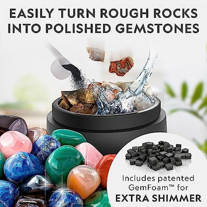 National Geographic Ultra Quiet Rock Tumbler Kit for Kids and Adults