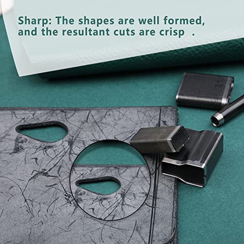 24 Style Leather Hollow Punch Cutter Tool, Leather Cutting Tools - size: 24 Shapes