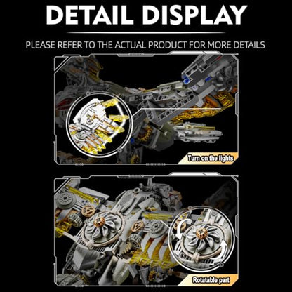 Mechanical Eagle Building Set with Light, Compatible with Lego for Adult, Rotatable Eagle Building Blocks, Gift for Girls Boys Teens Age 12+ (1168 PCS) - style: Mechanical Eagle