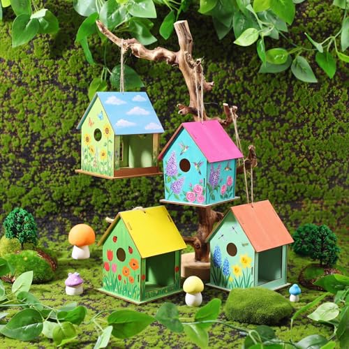 DoubleFill 10 Pack Bird Feeder Kit for Kid, Make Your Own Bird Feeder Craft