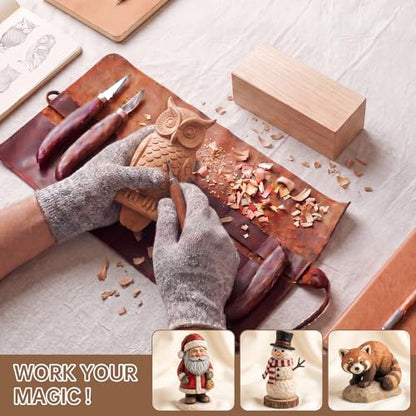 Basswood Carving Blocks - 2 Pack 6 x 3 x 3 inch Whittling Bass Wood Blocks Wood Carving Kit for Beginners, Soft Woodworking Blanks for Whittling, Use for Home, Crafts, Arts, DIY Projects - size: 2 PACK 6 x 3 x 3 Inch