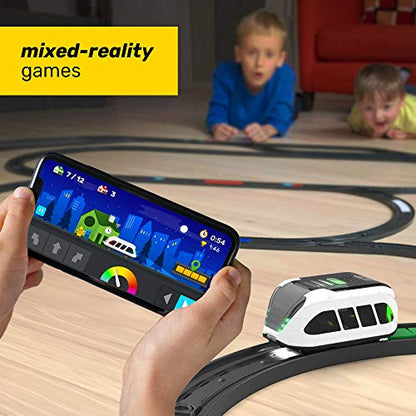 Smart Train Starter Set: Award-Winning Robot Toy Train; App-Based + Screen-Free Drive Modes; 3 Free Apps for Playing and Learning; Programmable with Color Tiles, Scratch & Python; for Ages 3+