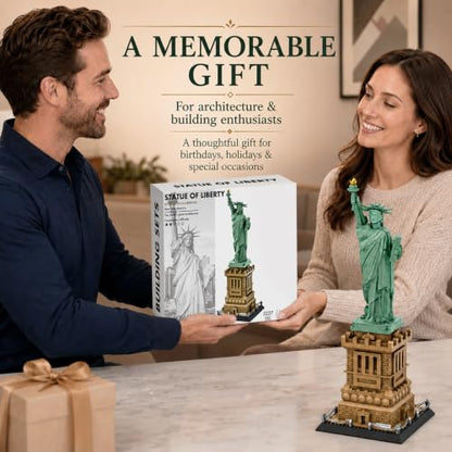 CAXIMSY Statue of Liberty Building Block Set NYC Landmark for Adults - color: Statue of Liberty