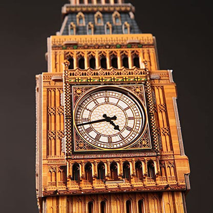 Revell Big Ben London 3D Puzzle Building Crafts for Adults and Kids Ages 10 Years and up - 44 Pieces
