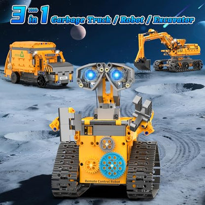 3 in 1 Robot Building Kit Toys for Boys Age 8-12（700Pcs）