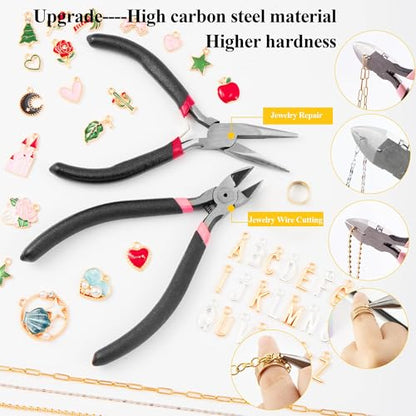 HUISUYTON 18K Gold 59FT 12Roll Necklace Chain Kit for Jewelry Making - color: 18k Gold Plated and Stainless Steel Silver-59Ft+Pendants