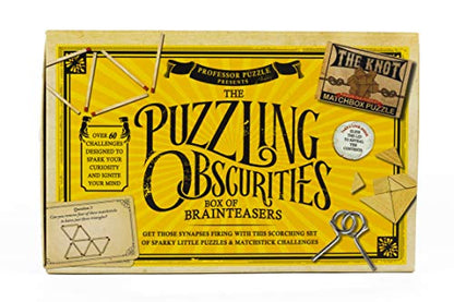 The Obscurities Box of Brain Teasers | 10 Matchbox Puzzles & 50 Challenges