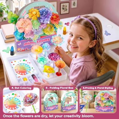 Mimiblooms Paper Flowers Science Kit for Girls for Girls 6 7 9 10 11 Years