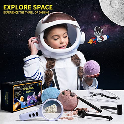 GobiDex 15 Gemstones Dig Kit, Space Science Kit for Kids Ages 6+
