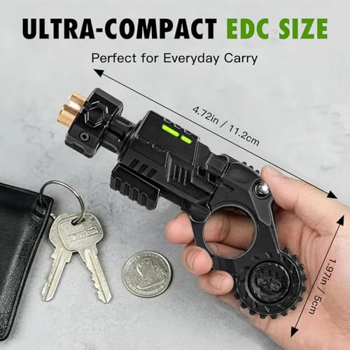 Metal Fidget Toy Gun for Adults, Alloy EDC Fidget Spinner Gun Toys