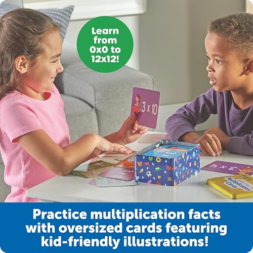 Learning Resources Jumbo Visual Multiplication Cards