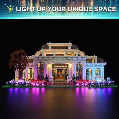 LED Light Kit for Lego 21353 Ideas Botanical Garden Building Set, Compatible with Lego 21353 Building Blocks Model(Not Include Blocks Set) - style: 21353 Ideas Botanical Garden Set