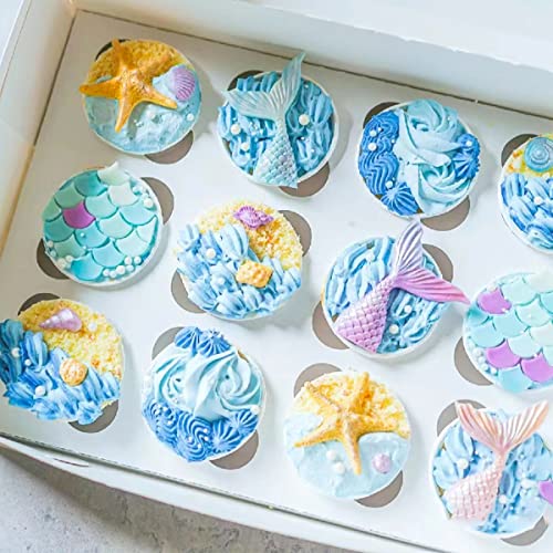 4 PCS Marine Theme Fondant Silicone Mold Hippocampus Turtle octopus Shape DIY Handmade Baking Tools, For Theme Cake Cookie Chocolate Candy Decoration Fondant Polymer Clay - style: Hippocampus styles