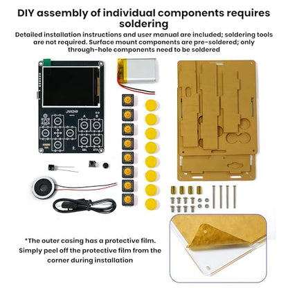 DIY Soldering Project AI Chatbot Game Console Kit Electronic Soldering Kit with Classic Game Weather Clock Music Spectrum