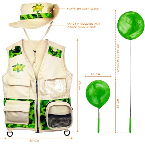 Kidz@Play Complete Green Safari Bug Hunting Kit - color: Green