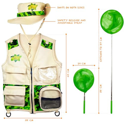 Kidz@Play Complete Green Safari Bug Hunting Kit - color: Green