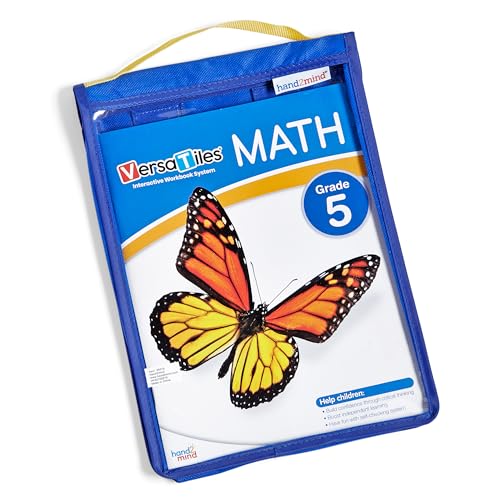 hand2mind VersaTiles Math Take Along Pack, Grade 5