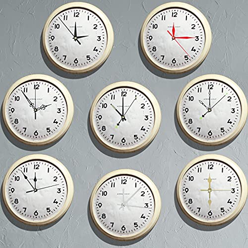 Mudder 6 Pcs Clock Mechanism Replacement Kit,Total Shaft Length16mm