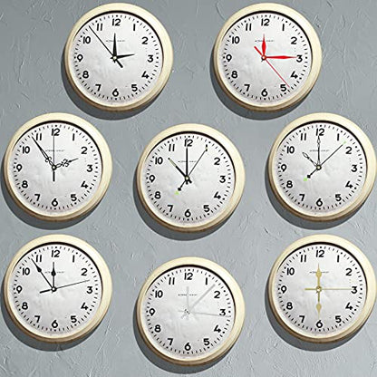 Mudder 6 Pcs Clock Mechanism Replacement Kit,Total Shaft Length16mm