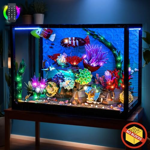 BrickBling LED Light Compatible with Lego Tropical Aquarium 10366 - style: RC Version Light