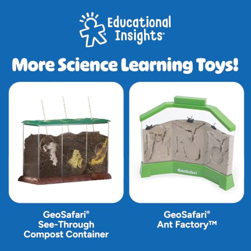 Educational Insights Sprout & Grow Window - See-Through Sprouts Growing Kit, Kids Gardening Set, Kid-Friendly Science Kits, Root Viewer, Gardening Kit for Kids, Indoor Classroom Planter, Ages 5+