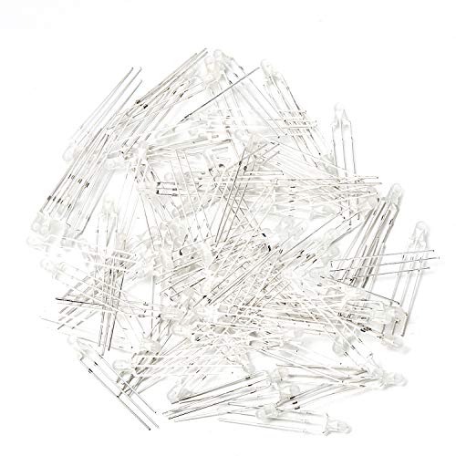 CHANZON 100 pcs 3mm Red & Green Diffused LED Diode Lights Common Anode - color: A) Red & Green (Ca) (100pcs)