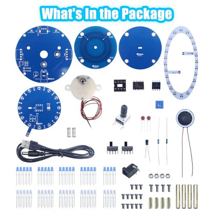 PEMENOL Soldering Project Kit, Rotating Solar System Globe Kit