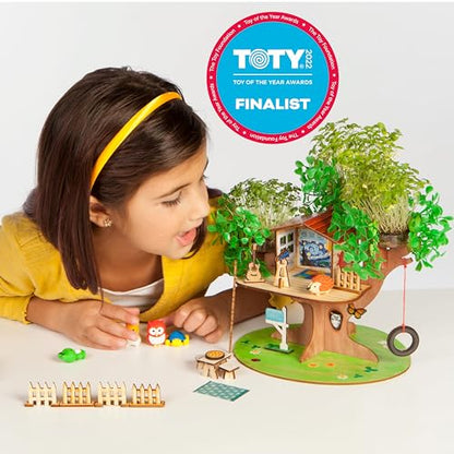 Creativity for Kids Build and Grow Tree House Craft Kit - Treehouse Playset Toy for Boys and Girls, Classic Toys for Kids (Ages 6+)