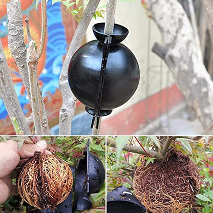 18 Pack Tree Root Growing Box, Rooting Ball Grafting Tools,High Pressure Plant Propagation,Air Layering pods, Grafting Ball Device for Plant Cutting Seedlings