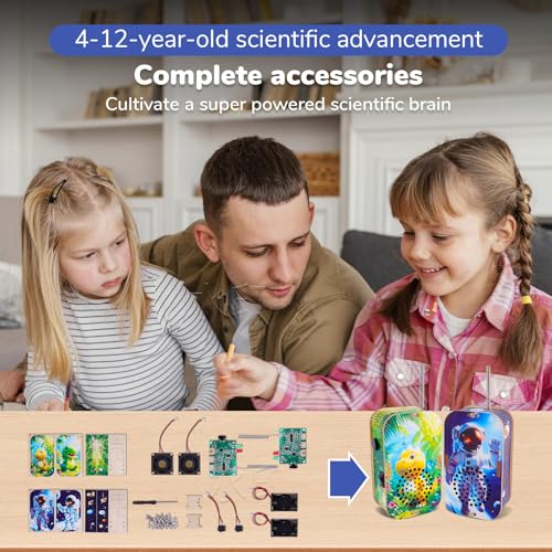 STEM Toys & Science Kits for Kids Age 5-7 8-12 12-14: Build Your Own DIY Kids Walkie Talkies