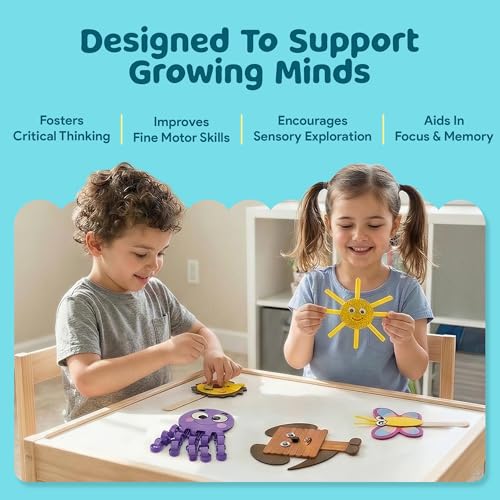 Mumaloo Kids Craft Kit – 20 No-Mess Art Projects Ages 4–8