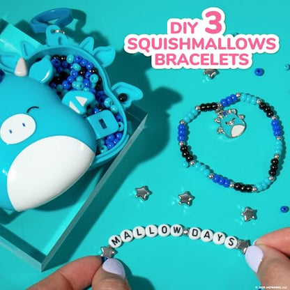 Original Squishmallows Tatiana The Dragon Bracelet Kit, Bracelet Making Kit, Friendship Bracelet Kit, Charm Bracelet, Charm Bracelet Making Kit, 7 Year Old Girl Birthday Gifts, Squishmallows for Boys - style: Tatiana the Dragon