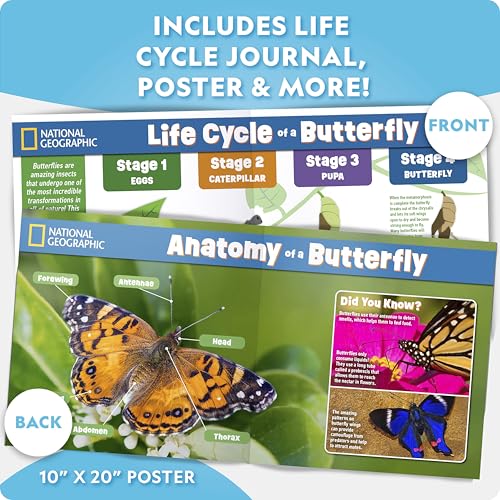 National Geographic Ultimate Butterfly Growing Habitat Kit for Kids - style: Ultimate Butterfly Kit
