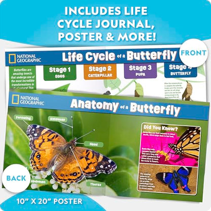 National Geographic Ultimate Butterfly Growing Habitat Kit for Kids - style: Ultimate Butterfly Kit
