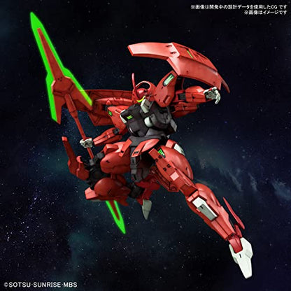 Bandai Hobby - Mobile Suit Gundam: The Witch from Mercury - #08 Darilbalde, Bandai Spirits HG 1/144 Model Kit - color: red