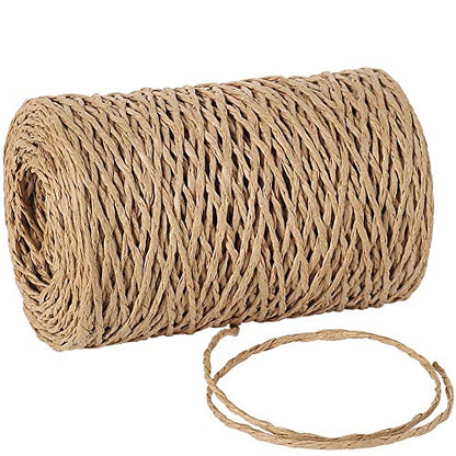 Tenn Well 328ft 2mm Paper String Raffia Ribbon for Gift Wrapping
