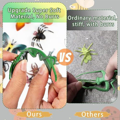 Fake Plastic Bug Insects Toys for Kids/Toddlers, Halloween Party Favors