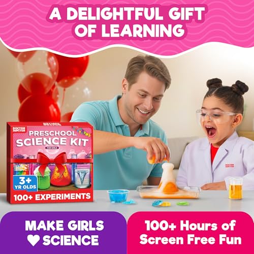 Doctor Jupiter Preschool Science Kit for Girls Ages 3-5, Birthday Gift - style: Preschool Science Kit for Girls: 3+
