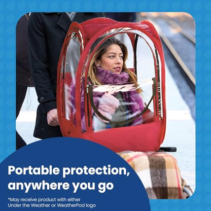 WeatherPod® StadiumPod™ 1-Person Wearable Upper Body Pop-Up Pod - color: Royal Blue