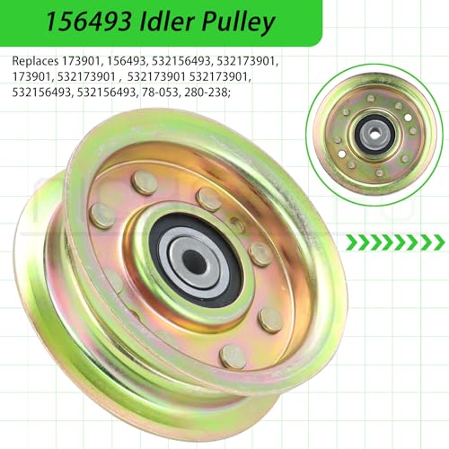 156493 Idler Pulley for Husqvarna YTH180 GTH200 GTH225 Tractors - color: A20 1x532173901