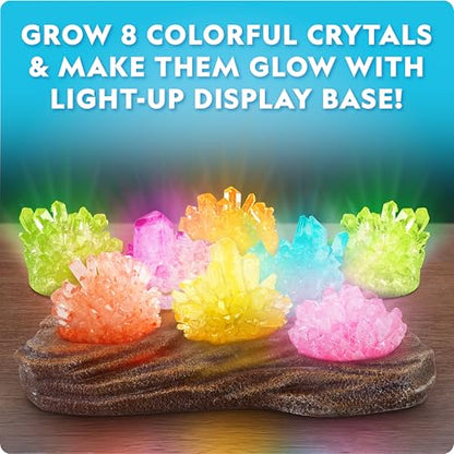 National Geographic Mega Crystal Growing Kit with 8 Crystals Ages 8-12 - style: 8 Crystal Lab